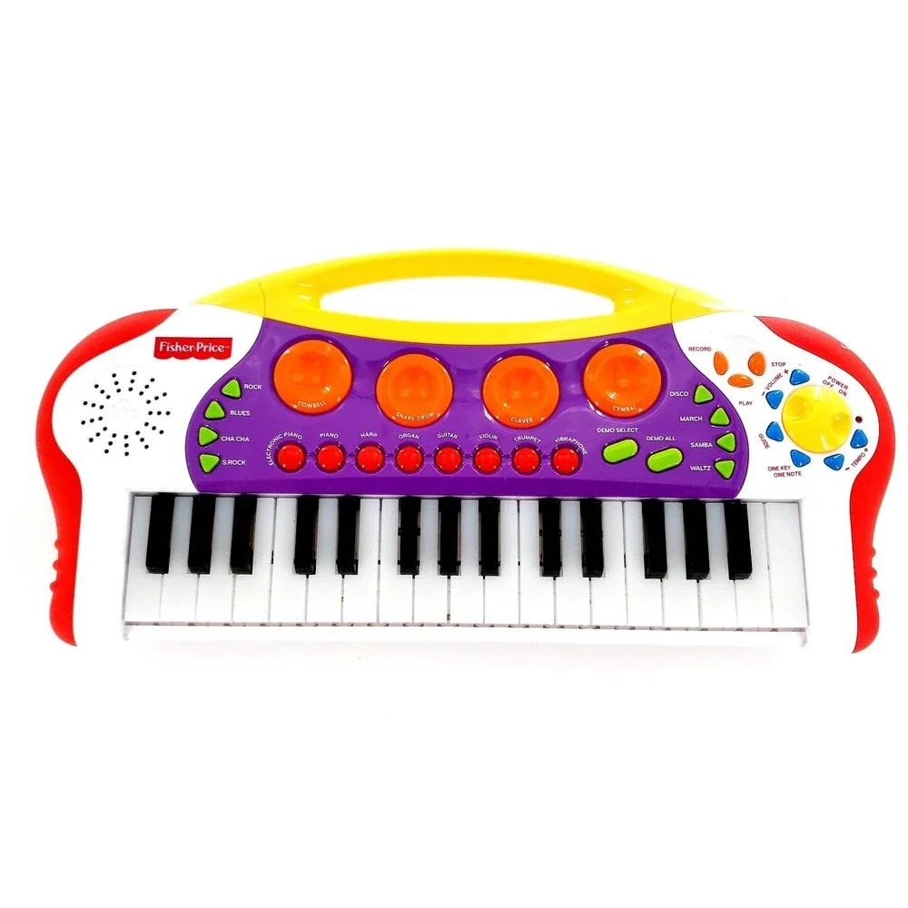 Fisher Price Teaching Keys Keyboard Kids Electronic Piano 32 Keys 380000 Tested